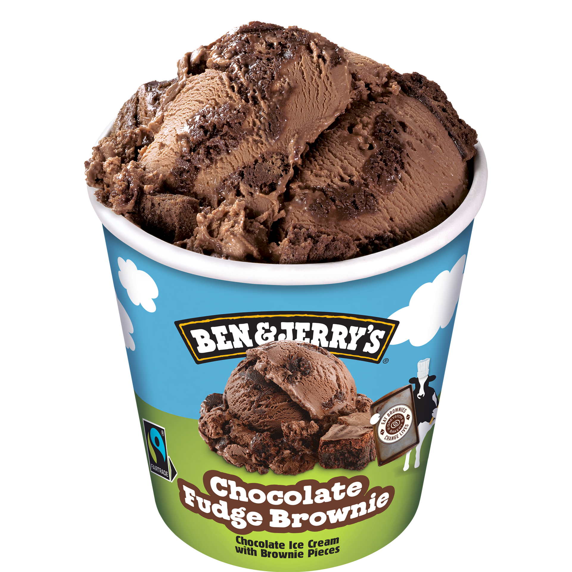 Chocolate Fudge Brownie Original Ice Cream Pinty